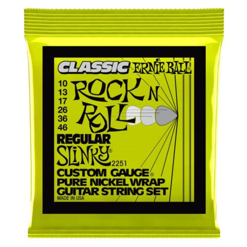 Ernie Ball Regular Slinky Classic Rock n Roll Pure Nickel Wrap